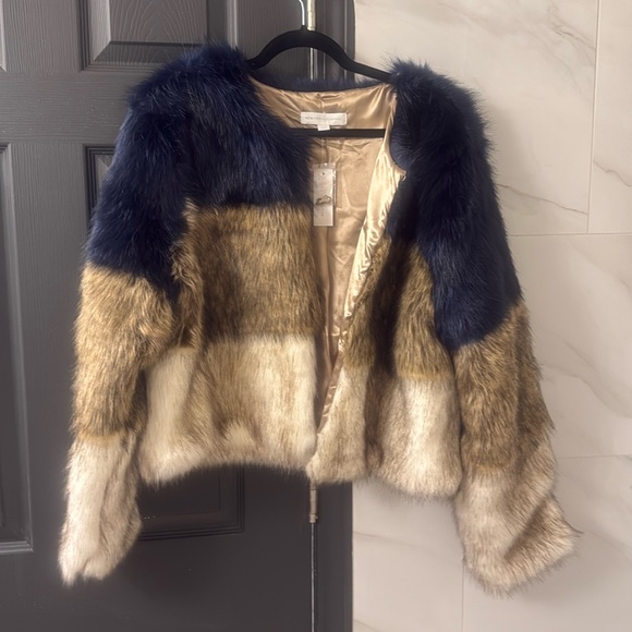 New York & Company Jackets & Blazers - NWT New York & Company faux fur jacket